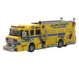 MOC-258516 Classic Fire Truck Building Blocks Set with Extendable Ladder, Realistic Equipment Details, Display and Play Construction Model Kit(1445PCS) - cubertime