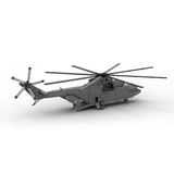 MOC-259238 1/35 Scale Soviet Mi-26 Heavy Transport Helicopter Building Block Set(4328PCS/Dynamic Version) - cubertime