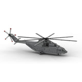 MOC-259238 1/35 Scale Soviet Mi-26 Heavy Transport Helicopter Building Block Set(4328PCS/Dynamic Version) - cubertime
