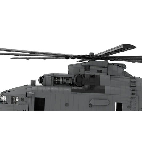 MOC-259238 1/35 Scale Soviet Mi-26 Heavy Transport Helicopter Building Block Set(4328PCS/Dynamic Version) - cubertime