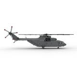 MOC-259238 1/35 Scale Soviet Mi-26 Heavy Transport Helicopter Building Block Set(4328PCS/Dynamic Version) - cubertime