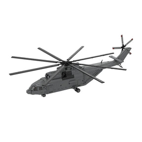 MOC-259238 1/35 Scale Soviet Mi-26 Heavy Transport Helicopter Building Block Set(4328PCS/Dynamic Version) - cubertime