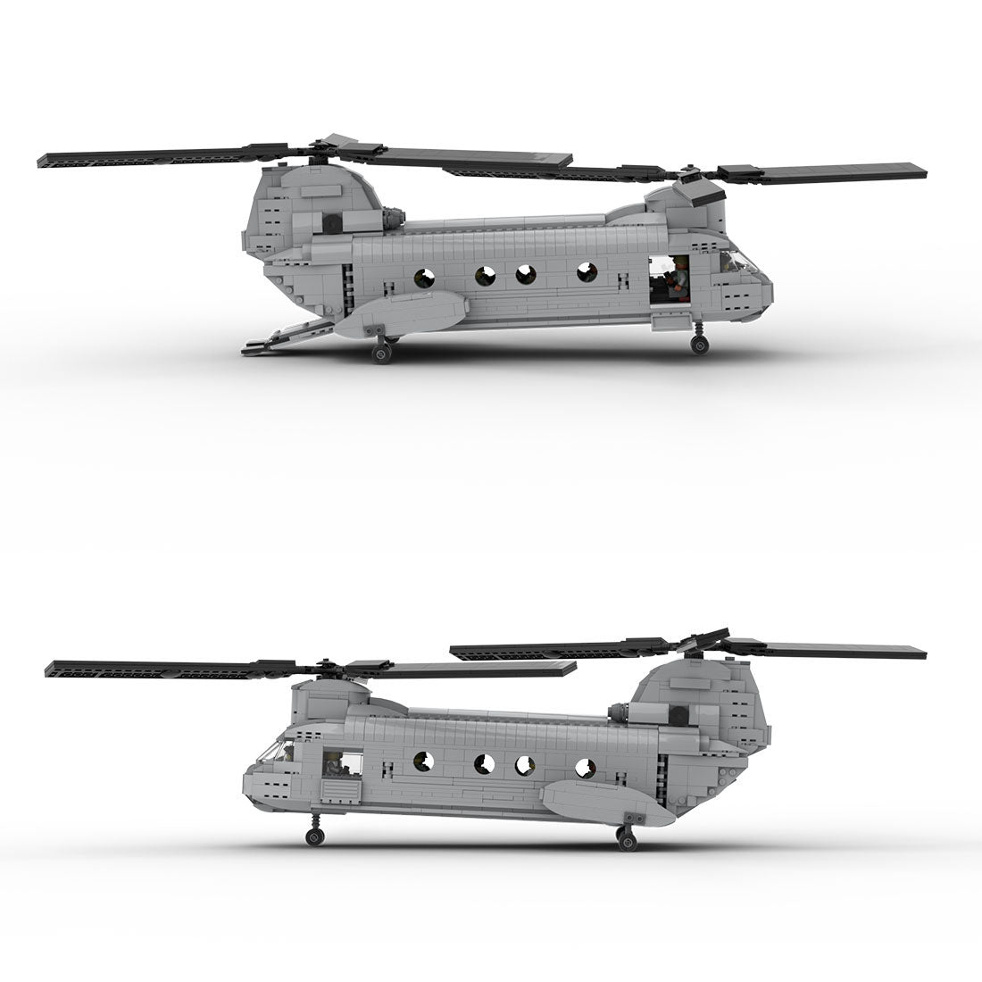 MOC-25924 CH-46 Sea Knight Military Model Building Blocks Set (1208PCS) - cubertime