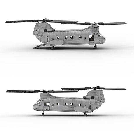 MOC-25924 CH-46 Sea Knight Military Model Building Blocks Set (1208PCS) - cubertime