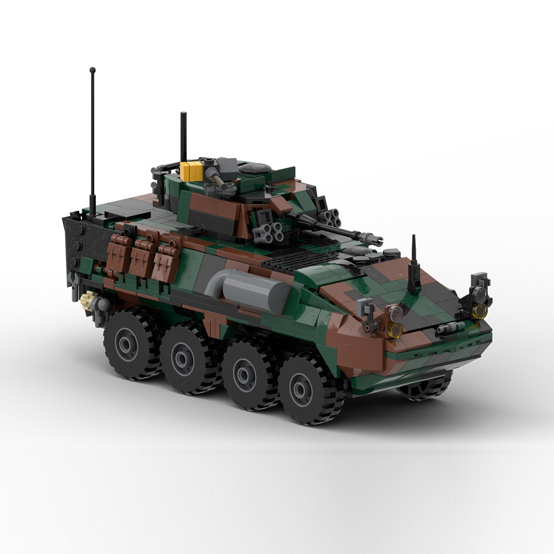 MOC-259577 1/35 Scale  LAV-25 8x8 Light Armoured Vehicle Building Blocks Set (V2)