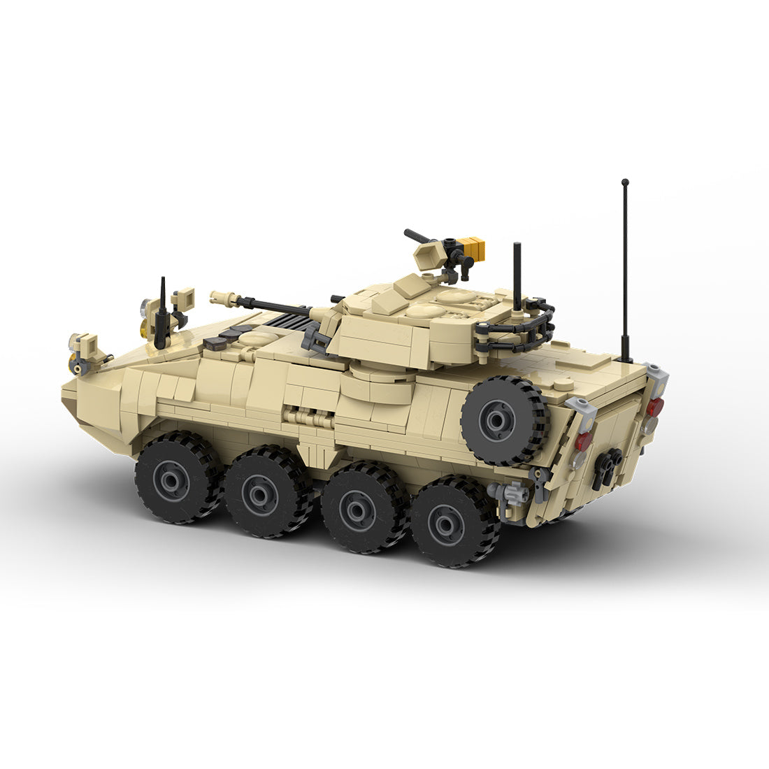 MOC-259577 1/35 Scale  LAV-25 8x8 Light Armoured Vehicle Building Blocks Set (V2)