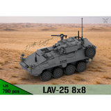 MOC-259577 1/35 Scale  LAV-25 8x8 Light Armoured Vehicle Building Blocks Set (V2)