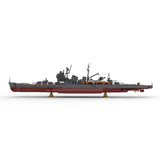 MOC-260604 1/200 Scale IJN Myoko-Class Heavy Cruiser Building Blocks Model Kit, Myoko Warship Construction Set with Five Main Turrets (3077PCS) -cubertime