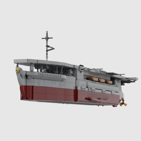 MOC-261067 1/200 Scale IJN Hosho Aircraft Carrier Building Blocks Model Kit, WWII Naval Warship Construction Set with Detailed Flight Deck (2244PCS) - CUBERTIME