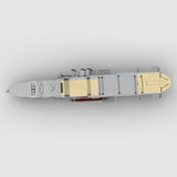 MOC-261067 1/200 Scale IJN Hosho Aircraft Carrier Building Blocks Model Kit, WWII Naval Warship Construction Set with Detailed Flight Deck (2244PCS) - CUBERTIME