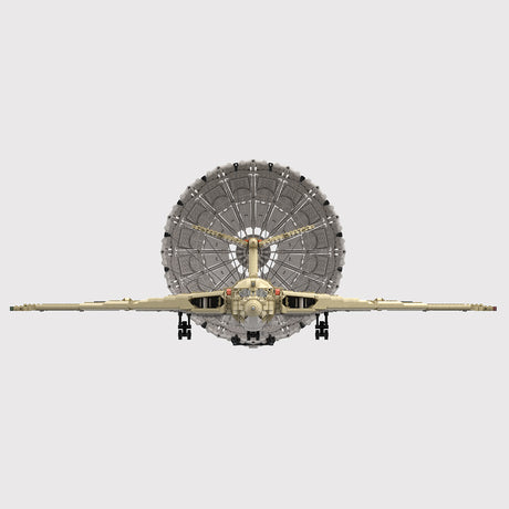 MOC-262401 + MOC-265563 Handley Page Victor Strategic Bomber Building Block Model Set, Desert Camouflage Aircraft Display Model with Adjustable Landing Gear, Opening Bomb Bay & Refueling Variant(7563PCS) - cubertime