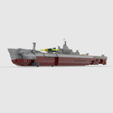 MOC-263474 1/200 Scale IJN I-400-Class Submarine Aircraft Carrier Building Blocks Model Kit, WWII Naval Submarine Construction Set (567PCS) - cubertime