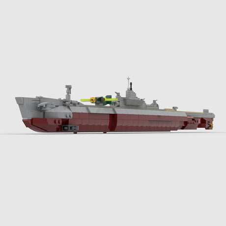 MOC-263474 1/200 Scale IJN I-400-Class Submarine Aircraft Carrier Building Blocks Model Kit, WWII Naval Submarine Construction Set (567PCS) - cubertime