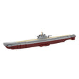 MOC-264016 1/200 Scale IJN Type B3 Long-Range Cruiser Submarine Building Blocks Model Kit, I-56 Submarine Construction Set, I-58 Sister Ship Display Model (516PCS) - CUBERTIME