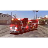 MOC-264607 2019 Heavy Duty Fire Truck Building Block Model, Classic Fire Engine Construction Set with Detailed Equipment Compartments, Collectible Display Model for Enthusiasts(1243PCS) - cubertime