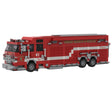 MOC-264986 Heavy Urban Search and Rescue Fire Truck Building Block Model, 2023 Emergency Fire Engine Construction Set with Detailed Equipment Compartments, Collectible Display Model for Adults and Fire Vehicle Enthusiasts(1624PCS) - cubertime