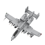MOC-266619 1/70 Scale A-10 Building Block Set, Military Attack Aircraft Model, Classic Close Air Support Aircraft MOC Building Kit for Display and Collectors(334PCS) - cubertime
