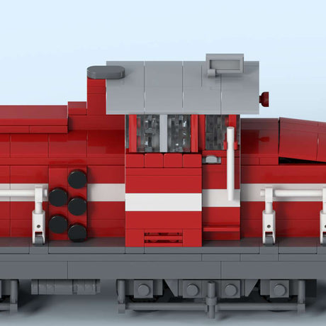 MOC-267010 MAK G1100 BB Diesel Locomotive Building Block Set, Freight Train Model Kit, Railway Display Model (889PCS) - cubertime