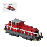 MOC-267010 MAK G1100 BB Diesel Locomotive Building Block Set, Freight Train Model Kit, Railway Display Model (889PCS) - cubertime