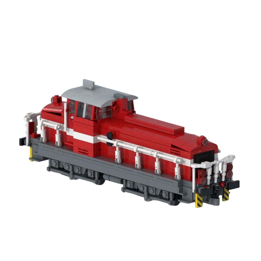 MOC-267010 MAK G1100 BB Diesel Locomotive Building Block Set, Freight Train Model Kit, Railway Display Model (889PCS) - cubertime