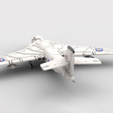MOC-268600 Vickers Valiant Cold War Strategic Bomber Building Block Set, Classic Military Aircraft Model(5149PCS) - cubertime