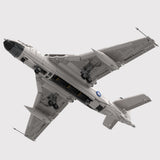 MOC-268600 Vickers Valiant Cold War Strategic Bomber Building Block Set, Classic Military Aircraft Model(5149PCS) - cubertime
