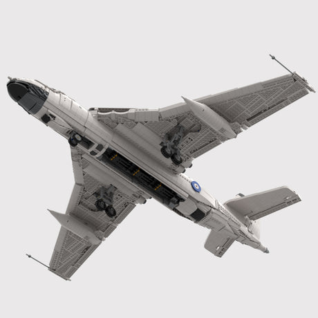 MOC-268600 Vickers Valiant Cold War Strategic Bomber Building Block Set, Classic Military Aircraft Model(5149PCS) - cubertime
