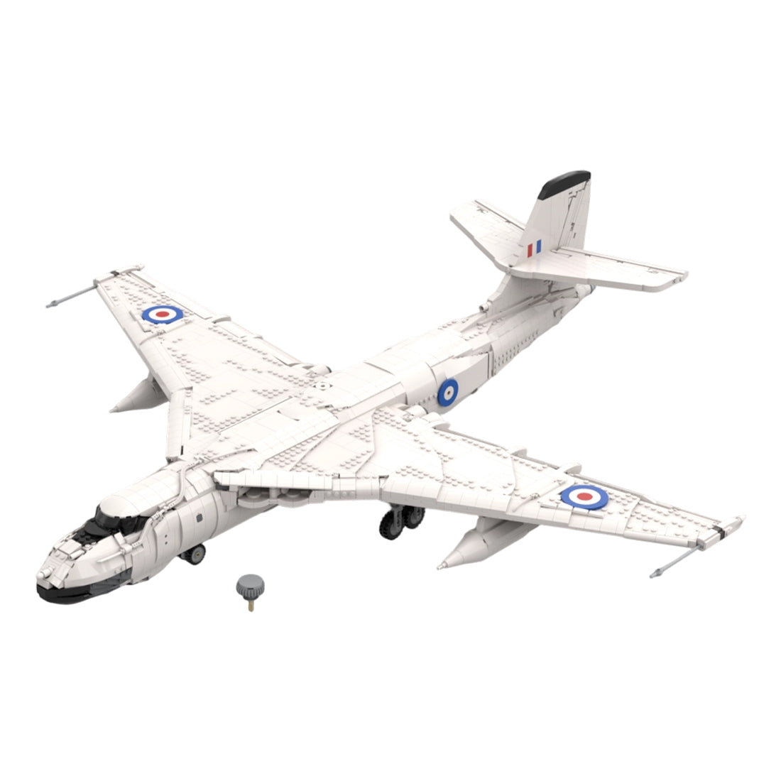 MOC-268600 Vickers Valiant Cold War Strategic Bomber Building Block Set, Classic Military Aircraft Model(5149PCS) - cubertime