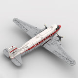 MOC-269819 Douglas C-47 Skytrain "Air Chathams"  Twin-Engine Transport Aircraft Building Block Set, New Zealand civil aviation livery (2612PCS) - cubertime