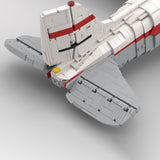 MOC-269819 Douglas C-47 Skytrain "Air Chathams"  Twin-Engine Transport Aircraft Building Block Set, New Zealand civil aviation livery (2612PCS) - cubertime