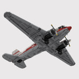 MOC-269819 Douglas C-47 Skytrain "Air Chathams"  Twin-Engine Transport Aircraft Building Block Set, New Zealand civil aviation livery (2612PCS) - cubertime