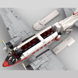 MOC-269819 Douglas C-47 Skytrain "Air Chathams"  Twin-Engine Transport Aircraft Building Block Set, New Zealand civil aviation livery (2612PCS) - cubertime