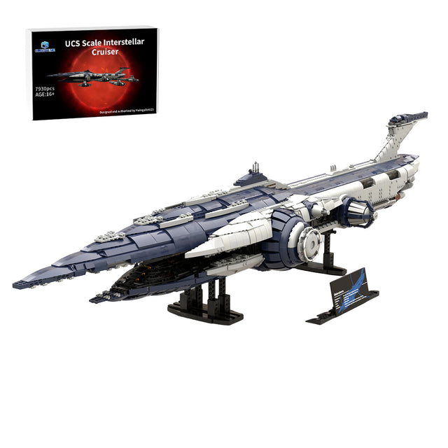 MOC-275208 Malevolence UCS-Scale Space Cruiser Battleship Model Building Blocks Set(7903PCS) - cubertime