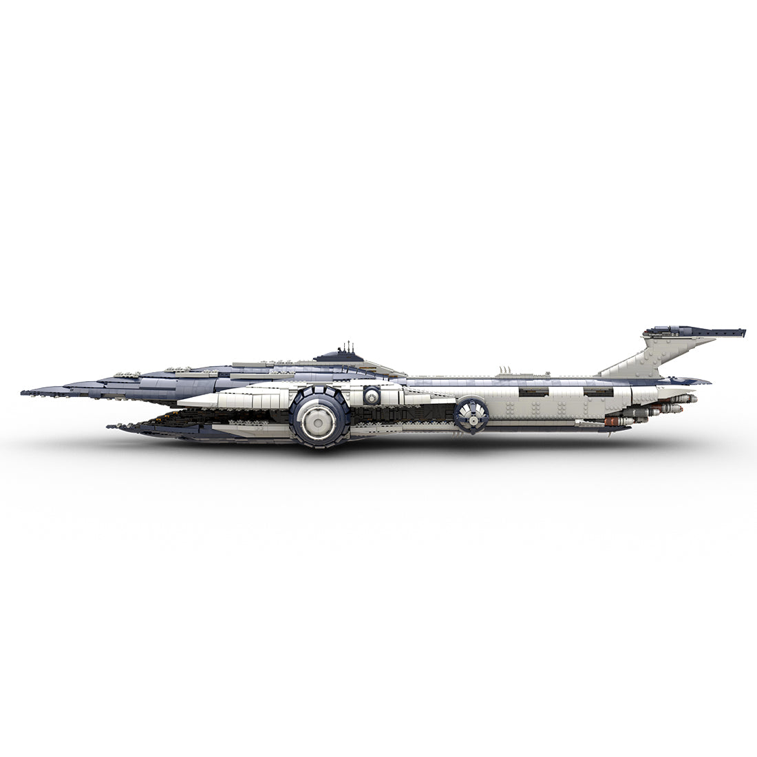 MOC-275208 Malevolence UCS-Scale Space Cruiser Battleship Model Building Blocks Set(7903PCS) - cubertime