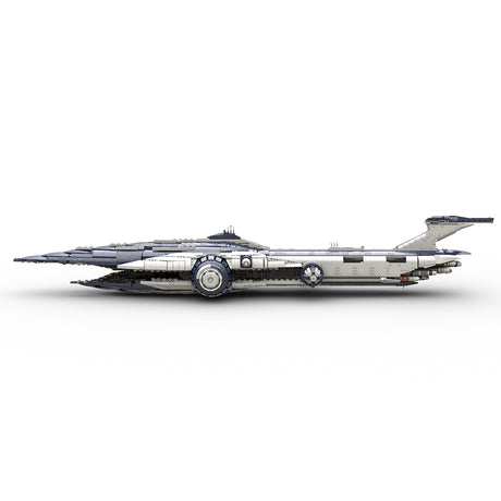 MOC-275208 Malevolence UCS-Scale Space Cruiser Battleship Model Building Blocks Set(7903PCS) - cubertime