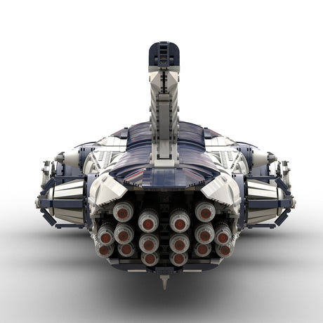 MOC-275208 Malevolence UCS-Scale Space Cruiser Battleship Model Building Blocks Set(7903PCS) - cubertime