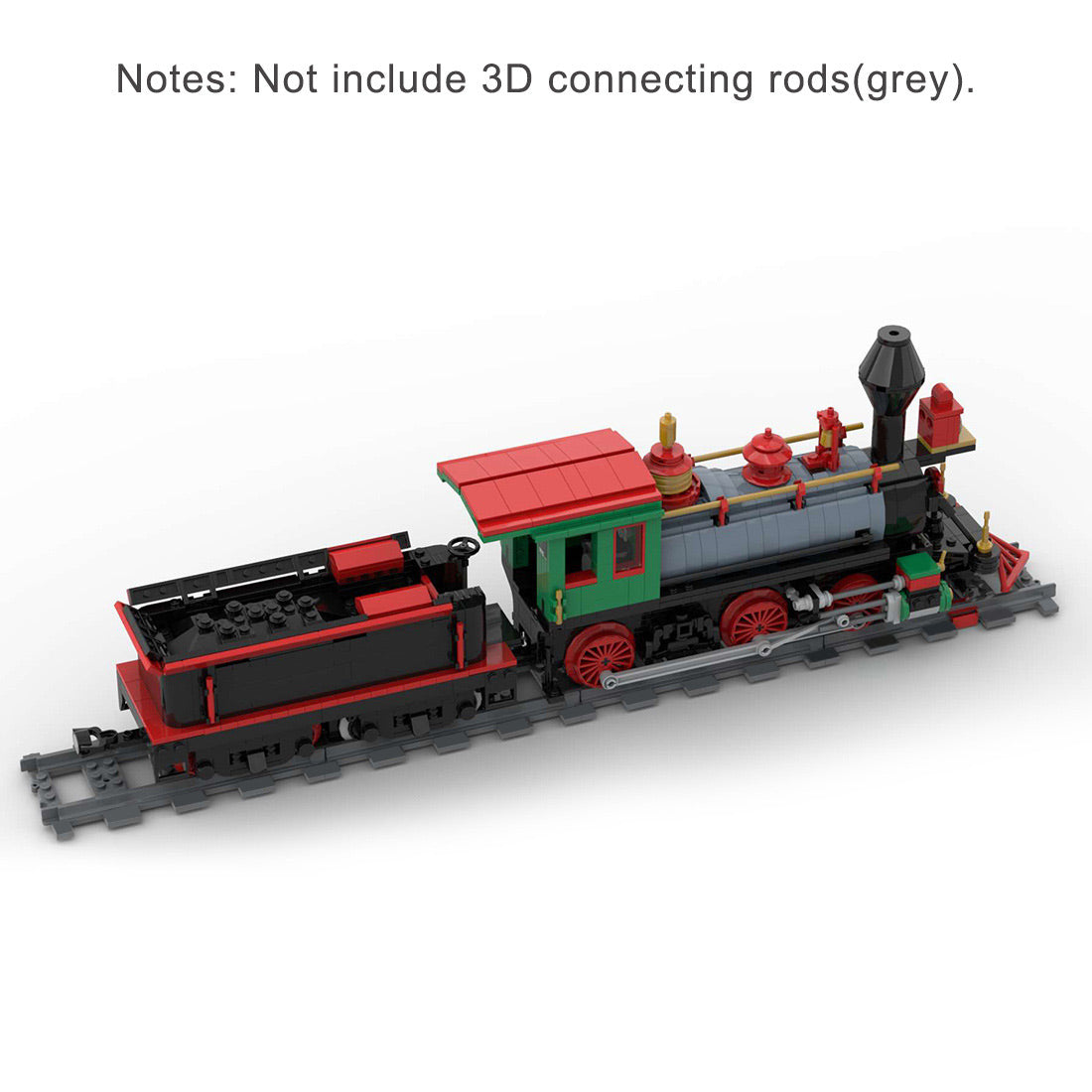 MOC-48524 Winter Christmas Train Model Building Block Set(Dynamic Version/1188PCS) - cubertime