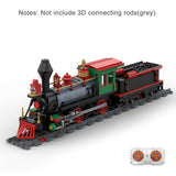 MOC-48524 Winter Christmas Train Model Building Block Set(Dynamic Version/1188PCS) - cubertime