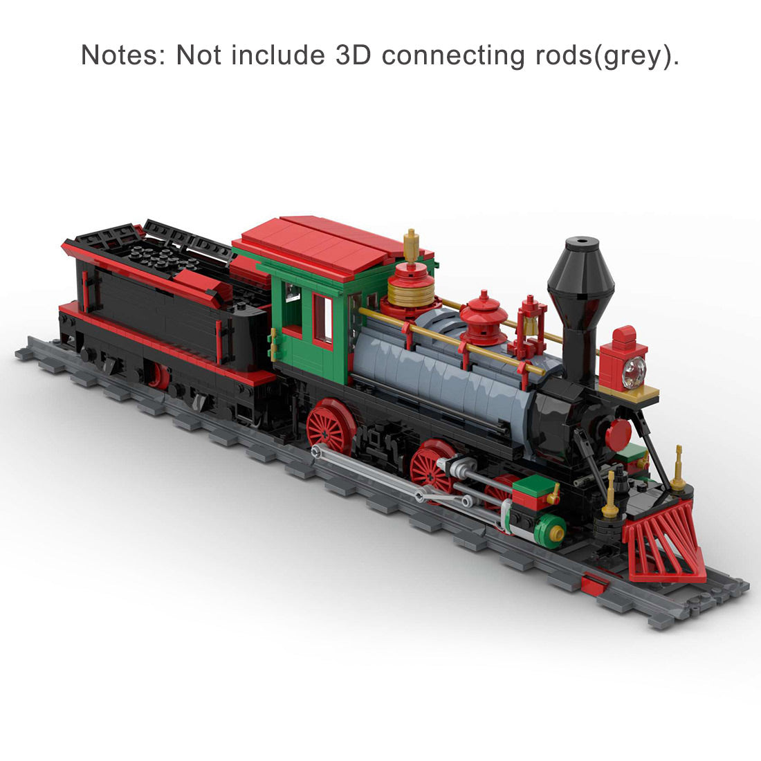 MOC-48524 Winter Christmas Train Model Building Block Set(Dynamic Version/1188PCS) - cubertime