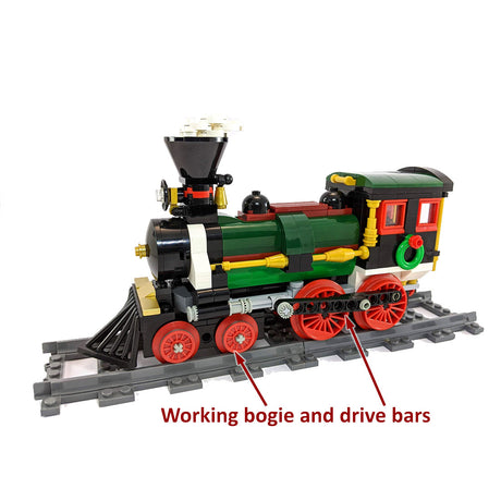 MOC-49581 Christmas Train Model Building blocks Toys Set (1197PCS/Static Version) - cubertime