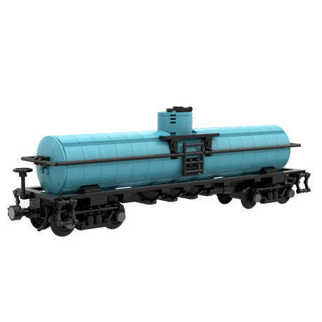 MOC-53458 Tanker Car Train Model Building Blocks MOC Set Toys - cubertime