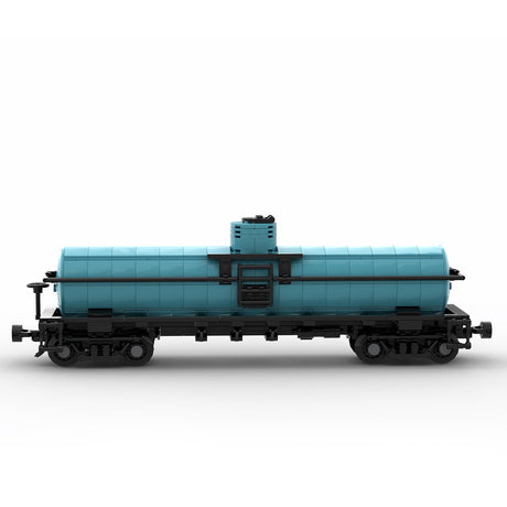 MOC-53458 Tanker Car Train Model Building Blocks MOC Set Toys - cubertime