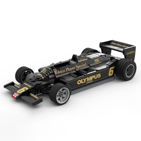 MOC-58335 1/8 Scale Lotus 79 Black Beauty 1978 F1 Race Car Building Blocks Set (1952PCS) - cubertime