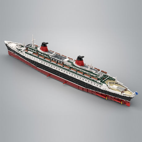MOC-62291 1/400 Scale SS-France v2 Ocean Liner Building Block Set(3325PCS) - cubertime