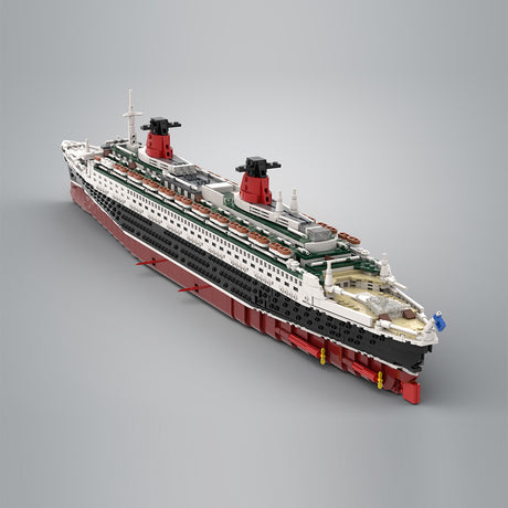 MOC-62291 1/400 Scale SS-France v2 Ocean Liner Building Block Set(3325PCS) - cubertime