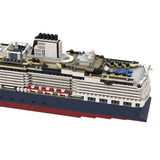 MOC-64406 & MOC-175052 1:400 Scale MS Koningsdam Cruise Ship Steamship Small Particle Building Blocks Set (3661PCS) - cubertime