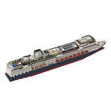 MOC-64406 & MOC-175052 1:400 Scale MS Koningsdam Cruise Ship Steamship Small Particle Building Blocks Set (3661PCS) - cubertime