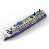MOC-66041 & MOC-175049 1:400 Scale Celebrity Reflection Cruise Ship Steamship Small Particle Building Blocks Set (3862PCS) - cubertime