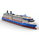 MOC-66041 & MOC-175049 1:400 Scale Celebrity Reflection Cruise Ship Steamship Small Particle Building Blocks Set (3862PCS) - cubertime