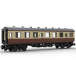 MOC-67504 British Rail Mark 1 Brown Passenger Carriage 6wide Building Blocks Set(Static Version/692PCS+) - cubertime